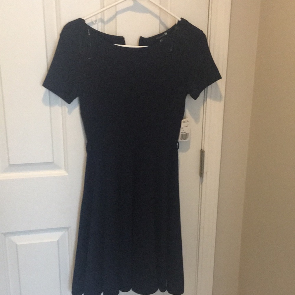 F21 knit dress Navy